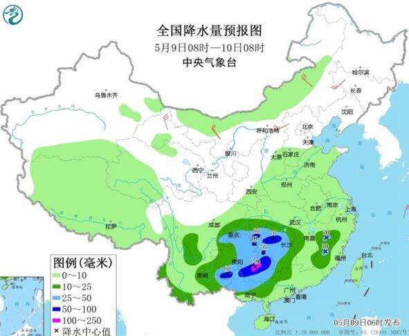 江南华南迎今年来最强降雨 广东广西局地雨量或打破历史极值